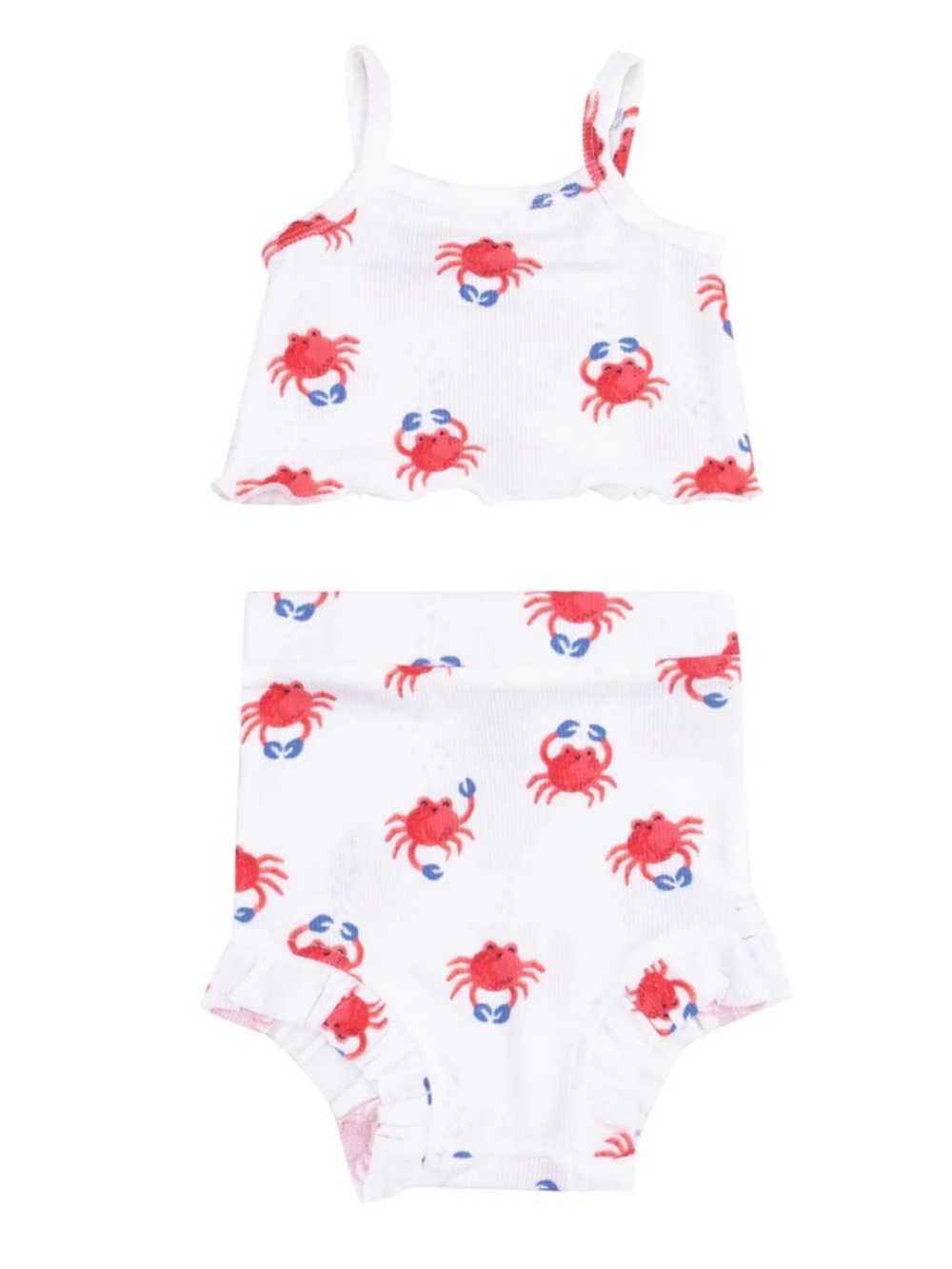 Angel Dear Crabby Cuties Tank Top & High Waisted Short, 18-24 m, NWT